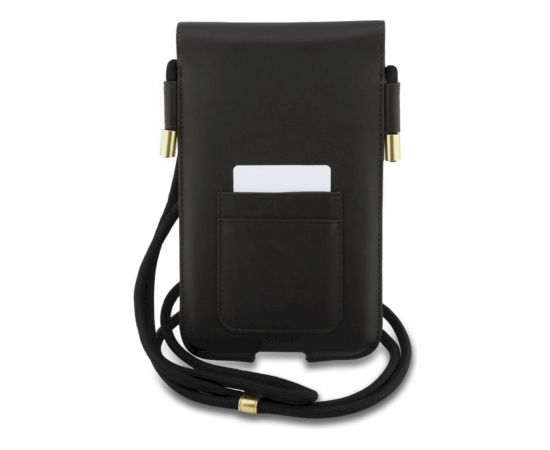 Lacoste PVC Blend Monogram Metal Logo Чехол‑Сумка Для Телефона XL Brown Чехлы - альтернативные