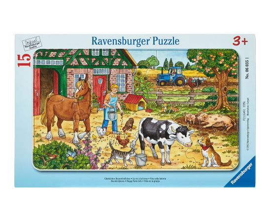 Ravensburger Puzzle Happy Farm Life 15 - 060351 Пазлы