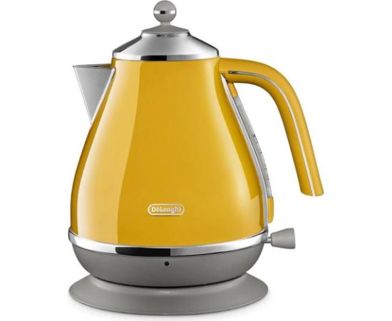 Delonghi ICONA Capitals 1,7 L, yellow - Kettle Tējkannas (elektriskās)