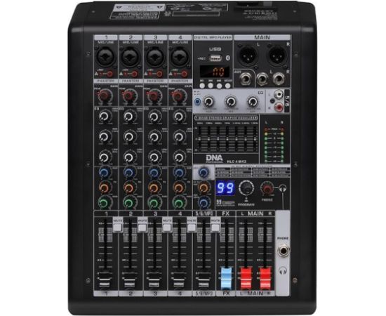 Dna Professional HLC 4 MK2 - Mikser analogowy z USB, MP3, Bluetooth, Phantom, procesor DSP DJ tehnika