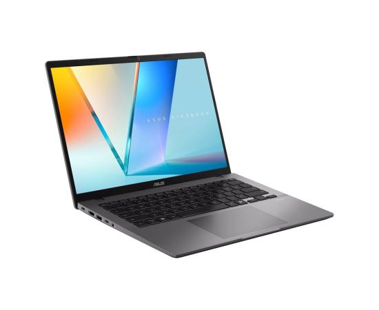 ASUS Vivobook S14 M3407GA-SF012W Ryzen AI 7 445 14.0"WUXGA 60Hz 300nits AG 16GB DDR5 SSD512 Radeon Graphics WLAN+BT Cam FHD 70WHrs Win11 Matte Gray Portatīvie datori