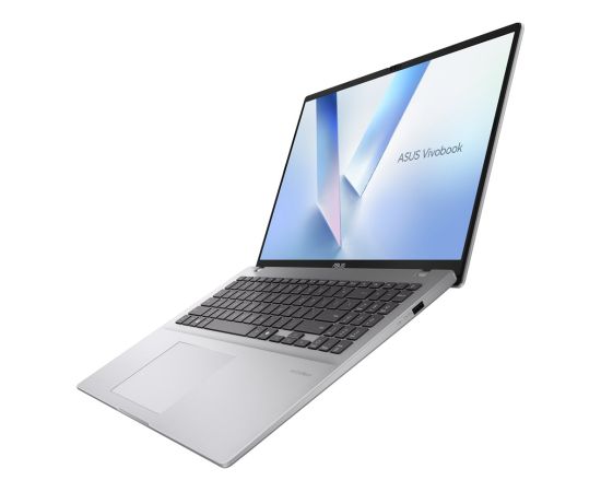 ASUS Vivobook 16 M1607GA-MB003W Ryzen AI 7 445 16.0"WUXGA IPS-level Panel 60Hz 300nits AG 16GB DDR5 SSD512 Radeon Graphics WLAN+BT Cam1080p 42WHrs Win11 Cool Silver Ноутбуки