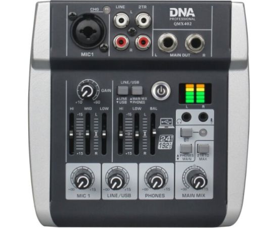 Dna Professional QMX402 - Mikser analogowy z Bluetooth DJ tehnika