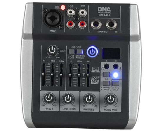 Dna Professional QMX402 - Mikser analogowy z Bluetooth DJ tehnika