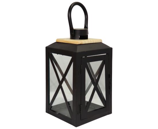 Artflow Laterna Monto 14x14x27cm, melna Наружное освещение