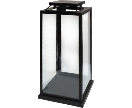Artflow Laterna Tower 20x20x48cm, melna Āra apgaismojums