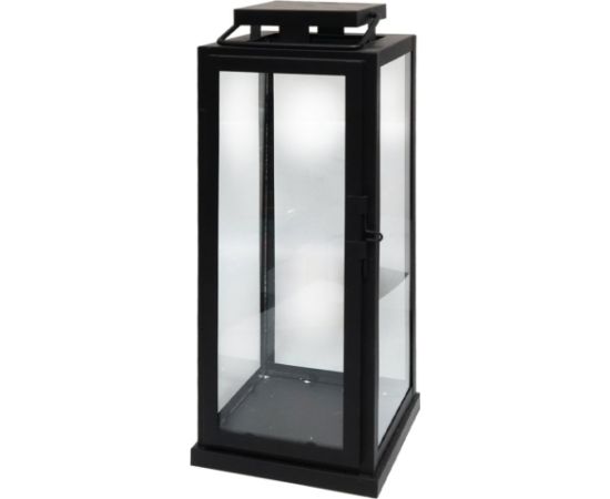 Artflow Laterna Tower 15x15x37cm, melna Āra apgaismojums