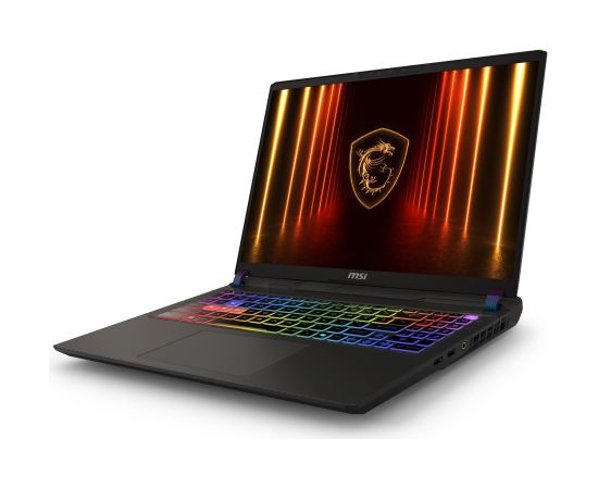 Notebook MSI Vector 16 HX AI A2XWHG CPU Intel Core Ultra 7 255HX 16 " 2560 x 1600 pixels RAM 32 GB DDR5-SDRAM SSD 1000 GB Discrete graphics NVIDIA GeForce RTX 5070 Ti 12 GB On-board graphics Yes Numeric keypad Yes OS installed Windows 11 Home Colour Grey  Portatīvie datori