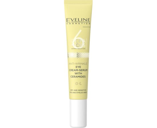 Eveline Eveline Cosmetics, 6 Ceramides, Ceramides, Anti-Wrinkle, Eye Cream, 20 ml For Women Sejas kopšana