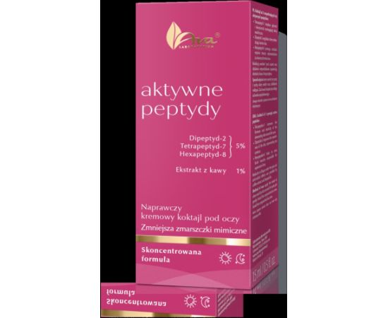 AVA LABORATORIUM_Aktywne Peptydy naprawczy kremowy koktajl do pod oczy 15ml Уход за лицом