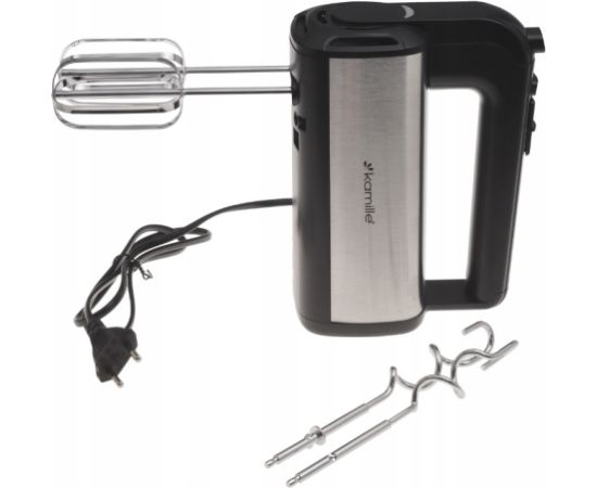 Rokas mikseris, 200W (5 ātrumi + TURBO), 6758, KAMILLE Mikseri