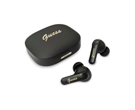 Guess PU Metal Logo GUTWSX45PGSK TWS Bezvadu Austiņas Austiņas