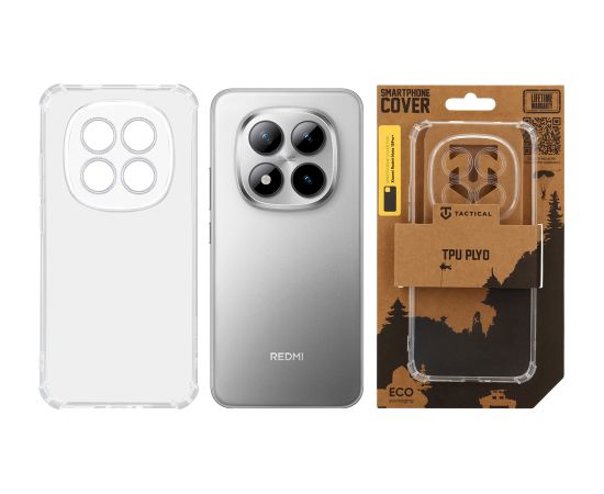 Tactical TPU Plyo Cover Aizsargapvalks priekš Xiaomi Redmi Note 15 Pro+ 5G / caurspīdīgs Neoriģinālie Maciņi