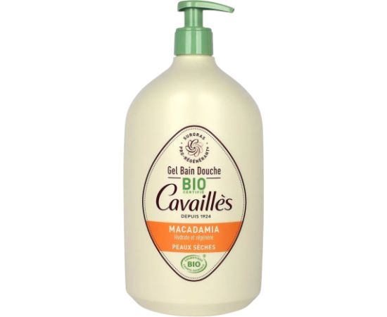 Roge Cavailles, Bio, Macadamia, Regenerating, Shower Oil, For Dry Skin, 1000 ml Dušas želejas ķermenim