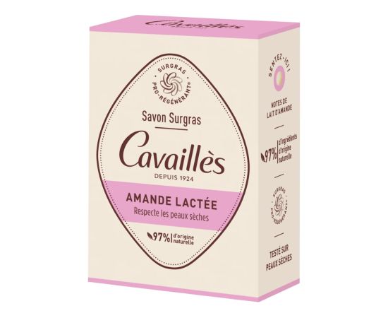 Roge Cavailles, Almond Milk, Hydrating, Soap Bar, 100 g Жидкое мыло