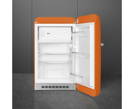 SMEG FAB10ROR6 Red 50's Style Ledusskapis Orange 97cm Ledusskapji