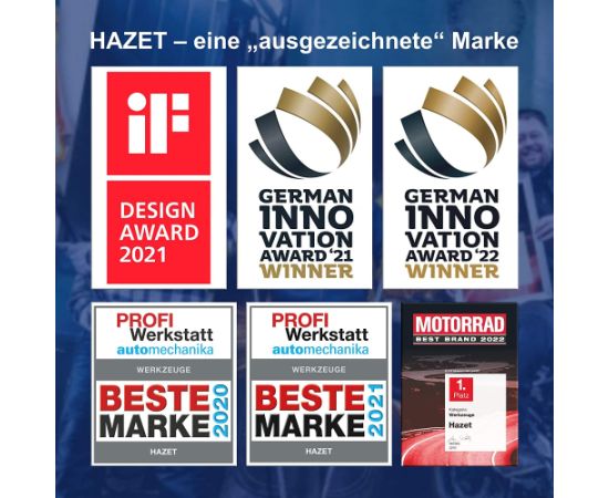 Hazet SmartCase bit set 2200SC-31, 73 pieces (black/blue, 1/4, with reversible ratchet) Jaunumi -Dārzam