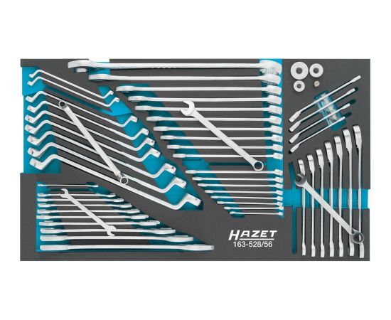 Hazet Wrench set 163-528/56, size 4/3+ (56 pieces) Jaunumi -Dārzam