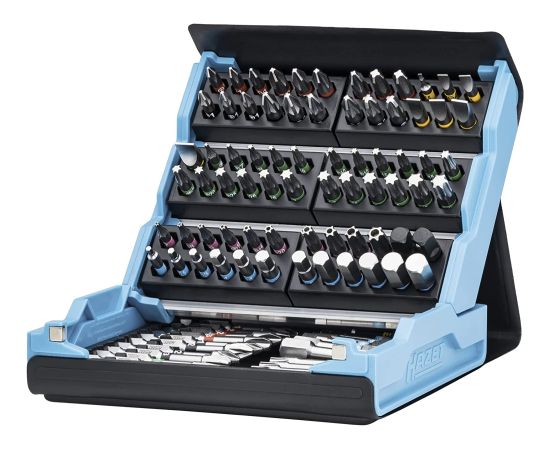 Hazet SmartCase bit set 2200SC-3, 96 pieces (black/blue, 1/4 ) Новинки Для дома и сада 