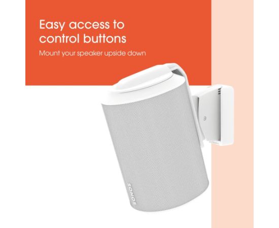 Vogels Wall mount Speaker Wall Mount for Sonos Era 100 Tilt, rotate Maximum weight (capacity) 7 kg White Крепления для телевизоров