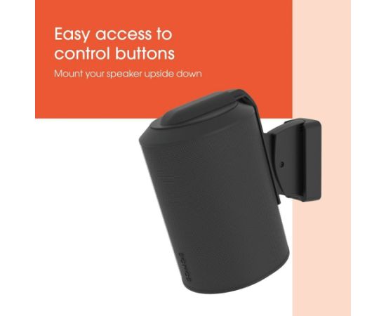 Vogels Wall mount Speaker Wall Mount for Sonos Era 100 Tilt, rotate Maximum weight (capacity) 7 kg Black Крепления для телевизоров