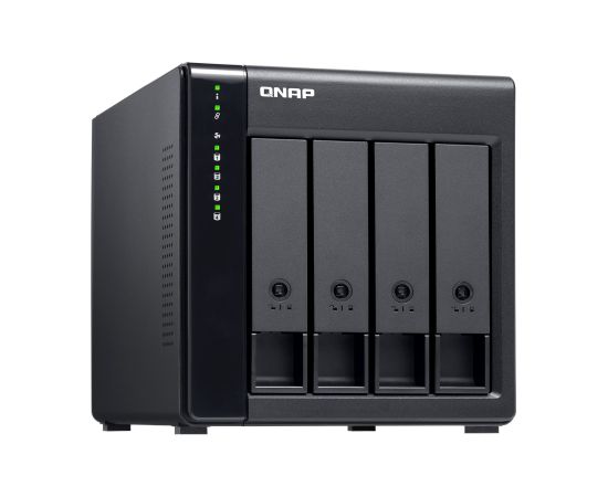 QNAP High-performance Desktop SATA 6Gbps JBOD Storage Enclosure TL-D400S Black Korpusi ārējiem HDD, SSD