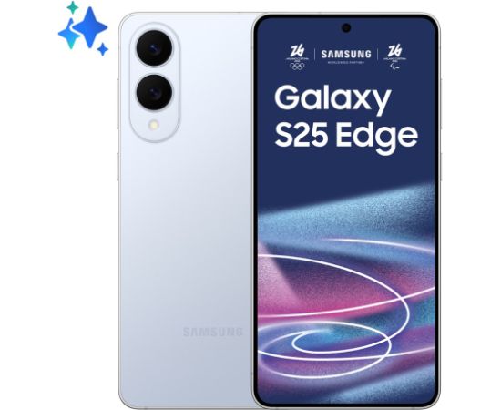 Samsung Galaxy S25 Edge 6.7" Dual SIM Android 15 5G USB Type-C 12 GB 512 GB 3900 mAh Blue Mobilie telefoni