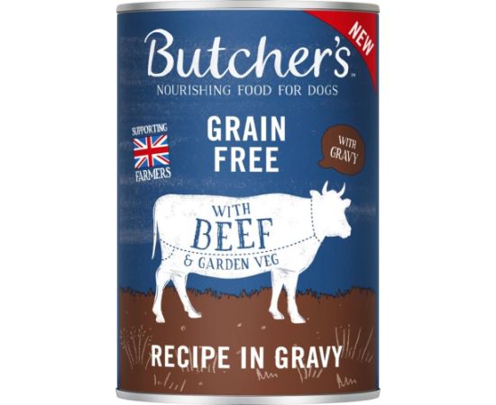 BUTCHER'S Original Recipe in gravy Beef - Wet dog food - 400 g Suņu barība