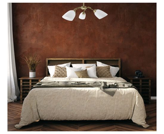 Activejet Classic ceiling chandelier pendant lamp NIKITA Patina triple 3xE27 for living room Modernās lampas