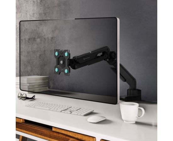 ONKRON G90-B Swivel and tilt desk mount for 13‘-34’ monitors, max. 10 kg, with rotation, black Крепления для телевизоров