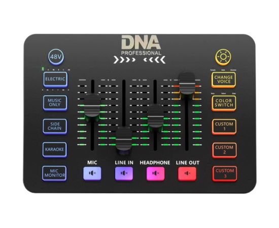 Dna Professional SC ONE - Mikser analogowy, efekt zmiany głosu, wbudowane efekty dźwiękowe DJ tehnika