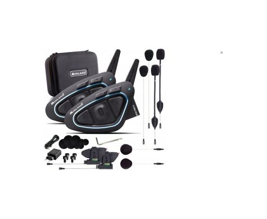Motorbike Intercom Midland BTX2 PRO S LR-TWIN Austiņas