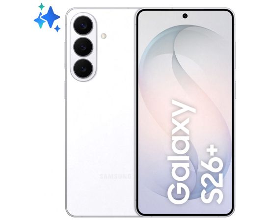 Samsung Galaxy S26+ 17 cm (6.7") Dual SIM Android 16.0 5G USB Type-C 12 GB 512 GB 4900 mAh White Мобильные телефоны