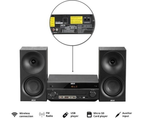 AKAI Wieża AM-301B Jaunumi - Audio-Video