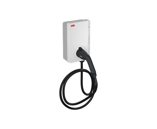 Stacja ładowania ABB Terra AC W22-G5-R-C-V2-0 wallbox Typ 2, 22kW, przewód 5m, zasilanie z 3 faz/32A, Bluetooth, Wi-Fi, Ethernet, z czytnikiem RFID, modem GSM/4G Elektro Auto lādēšanas piederumi