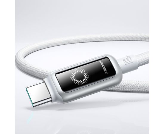 USB кабель Joyroom S-A55 USB-C to USB-C 100W 1.2m белый Дата USB-кабели