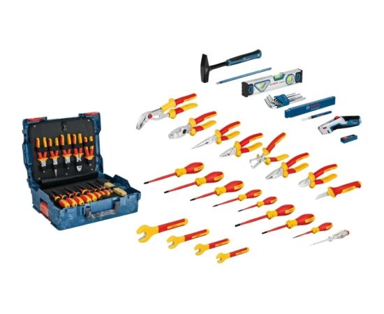 Instrumentu komplekts Bosch 1600A02NG4l; 39 gab. Mehāniskie instrumenti