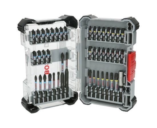 Skrūvgriežu uzgaļu komplekts Bosch 2608521U79; 1/4''; 44 gab. Аксессуары для дрелей