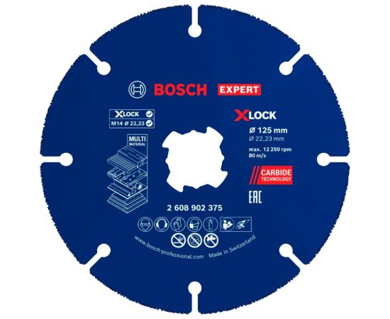Griešanas disks Bosch 2608902376; 115x22,23 mm; 10 gab. Различные диски
