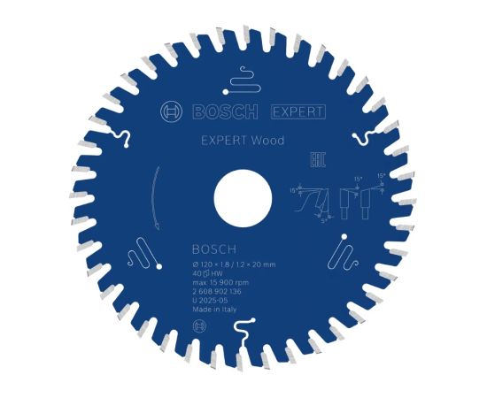 Griešanas disks kokam Bosch 2608901872; 168x20x1,2 mm; Z42 Zāģripas