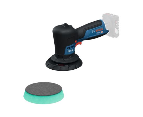 Pulēšanas mašīna Bosch PRO GPX 12V-125; 12 V; 125 mm (bez akumulatora un lādētāja) Pulējamā slīpmašīna