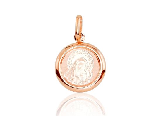 Zelta kulons #1300051(Au-R), Sarkanais Zelts 585°, 0.7 gr. Krustiņi un ikonas