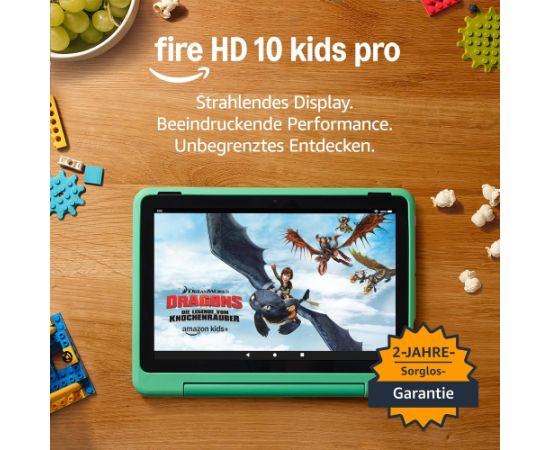 Amazon Fire HD10 Kids Pro 13 gen 32GB Mint Green Planšetdatori