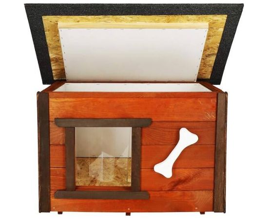 Домик для собаки Springos DH002 "размер М" желтый Citas preces