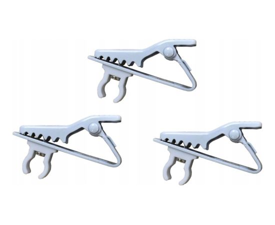 CKMOVA CKMOVA AC-MCW- klipsy do mikrofonów lavalier (białe) Jaunumi - Audio-Video