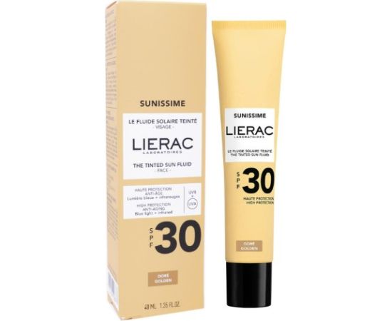 Lierac Paris Lierac Sunissime The Tinted Velvety Sun Fluid SPF30 40 ml Ķermeņa kosmētika