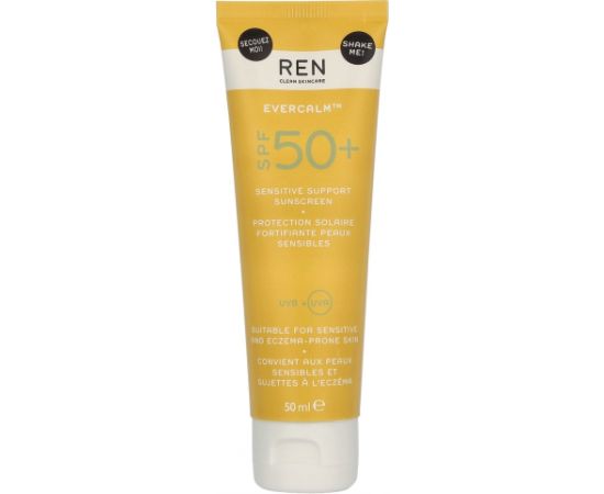 REN Evercalm Sensitive Support Sunscreen SPF50+ 50 ml Ķermeņa kosmētika