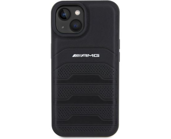 AMG Leather Debossed Lines Back Case Защитный Чехол для Apple iPhone 15 Чехлы - альтернативные
