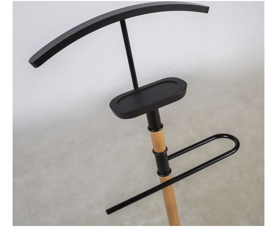 Drēbju pakaramais FOREST 45x28xH110cm, melns/dabīgs Jaunumi -Dārzam