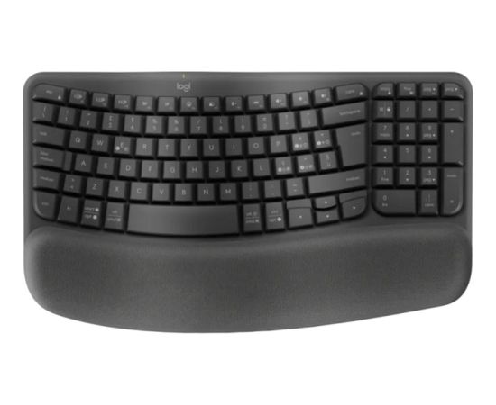 Logitech Wave Keys (graphite, DE layout, Logi Bolt, Bluetooth, for Windows/macOS/ChromeOS/Android/Linux) Клавиатуры